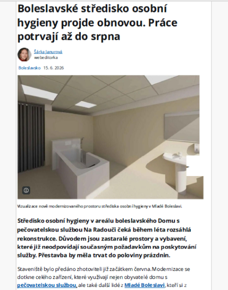 Pečovatelská služba města Mladá Boleslav